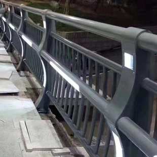 钢护栏锌栏杆防撞河道围栏桥梁湖边防护安全宁波河道不锈钢