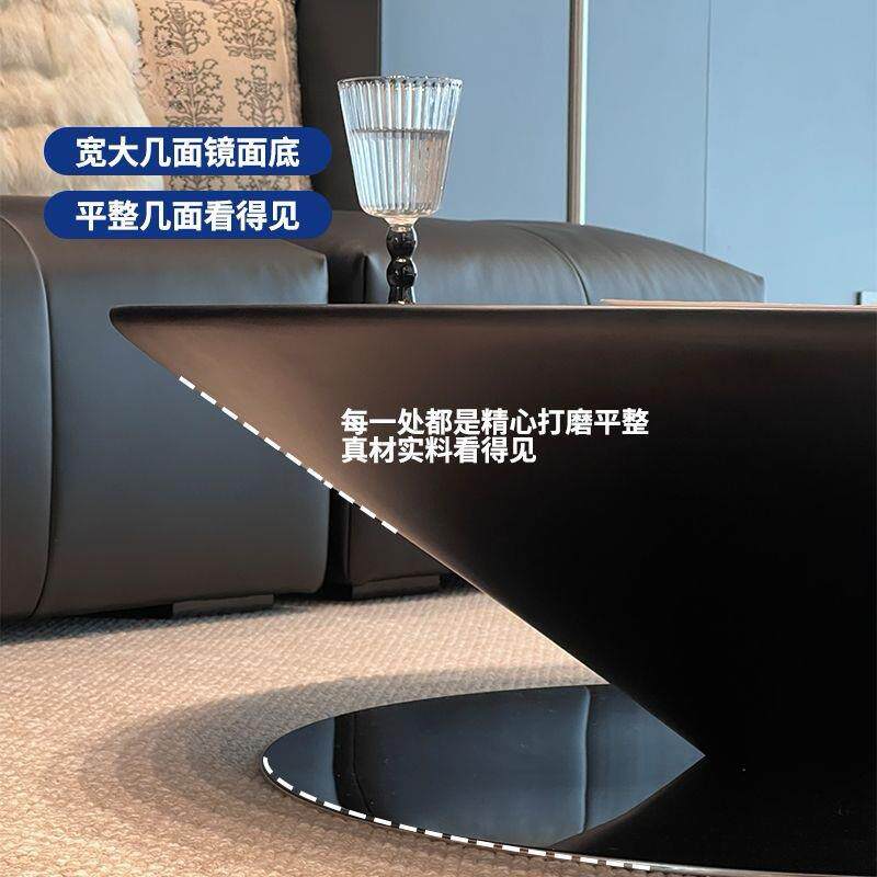 法式奶油风UFO悬浮茶几现代简约设计师客厅家用圆锥形飞碟茶几桌