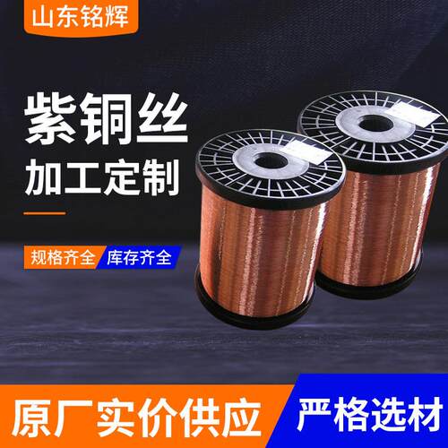 T2紫铜丝 紫铜线导电退火铜丝 厂家光亮绕盘铜线 供应紫铜丝