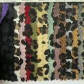 辅料批发 饰皮革面料服装 现货小批秋冬马毛豹纹斜纹底布箱包鞋 帽装