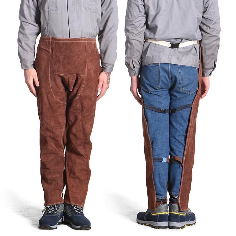 正品电牛焊工衣皮磨隔耐热防烫耐高温防护反穿衣焊工围裙氩弧焊工