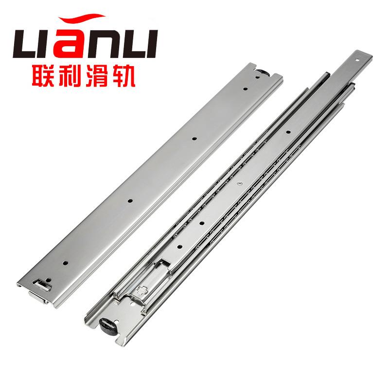 SRRH150可拉拔滑轨系列重载型线性工业滑轨IDB11可抽出三节式导轨