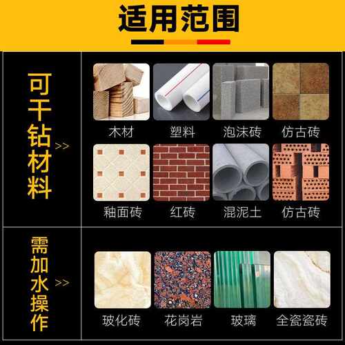 新款直销多功能三角钻头玻璃陶瓷玻化砖全瓷砖墙塑料木头打孔多功