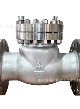 H44W-900LB不锈钢CF8CLASS900磅法兰旋启式止回阀