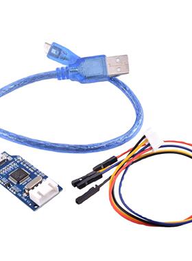 兼容J-link OB 彷真下载调试器 SWD编程器jlink下载器代替V8 蓝色