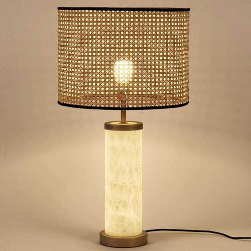 意大利Nassi 天然藤制灯罩枱灯SONORA RATTAN TABLE LAMP 49cm 高