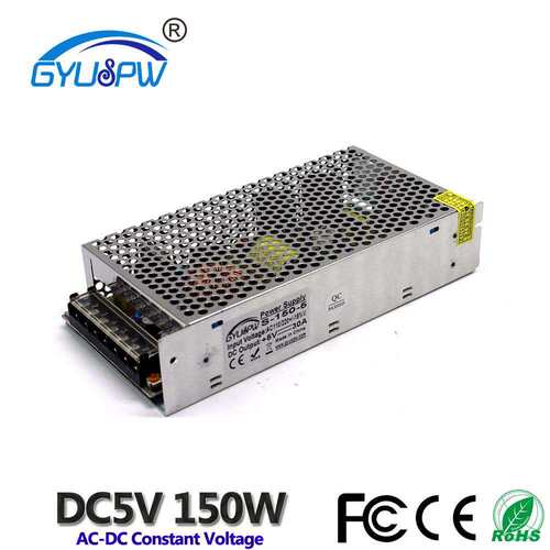 单线输出DC5V150W广告屏显示屏数字屏电源 DC5V30A恒压LED驱动