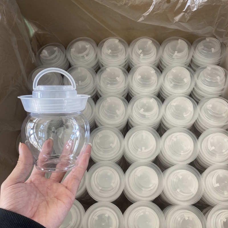 500ml整箱塑料泡菜坛子pet食品包装罐豆腐乳萝卜干剁辣椒塑料瓶