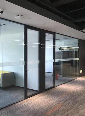 苏州玻璃隔断墙装办公室隔断铝合会金玻璃玻璃隔断断写字楼安议室
