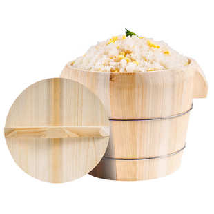 蒸饭木桶甑子纯手工蒸米饭桶餐厅大木桶饭蒸笼竹制家用杉木