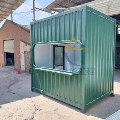 岗亭成品户外集成房保安亭小区门卫值班室钢结构活动房厂家移动