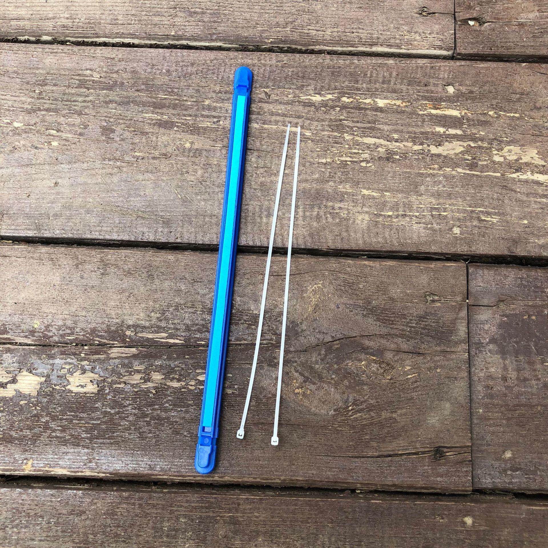 新款直销鱼杆绕线板 绕线夹长条 鱼竿缠线板 卡杆线板 方便线卡垂