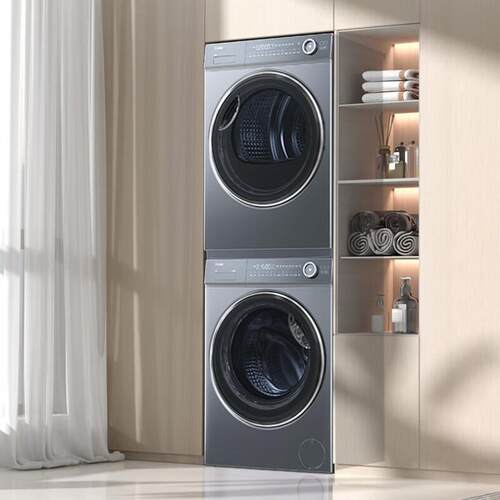 海.尔BD376+176XS洗烘套装10公斤双擎热泵直驱精华洗滚筒洗衣机