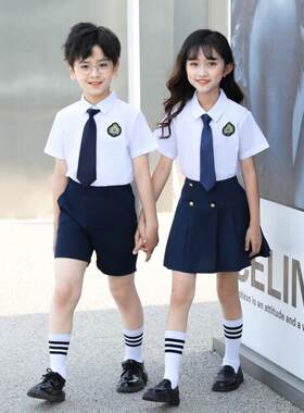 幼儿园园服大班毕业照服装夏季班服小学生校服合唱诗歌朗诵演出服