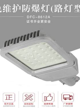 隔爆型ExdIIC80W100W120WLED防爆路灯6米至8米路灯头认证IP66防护