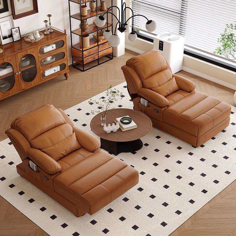 电动按摩贵妃椅单人懒人沙发可睡可躺客厅卧室办公阳台休闲功能床