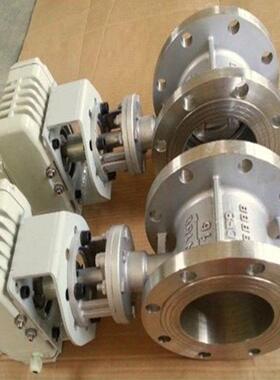 D943w-16p 304不锈钢电动蝶阀DN200PN16电动不锈钢法兰蝶阀DN250