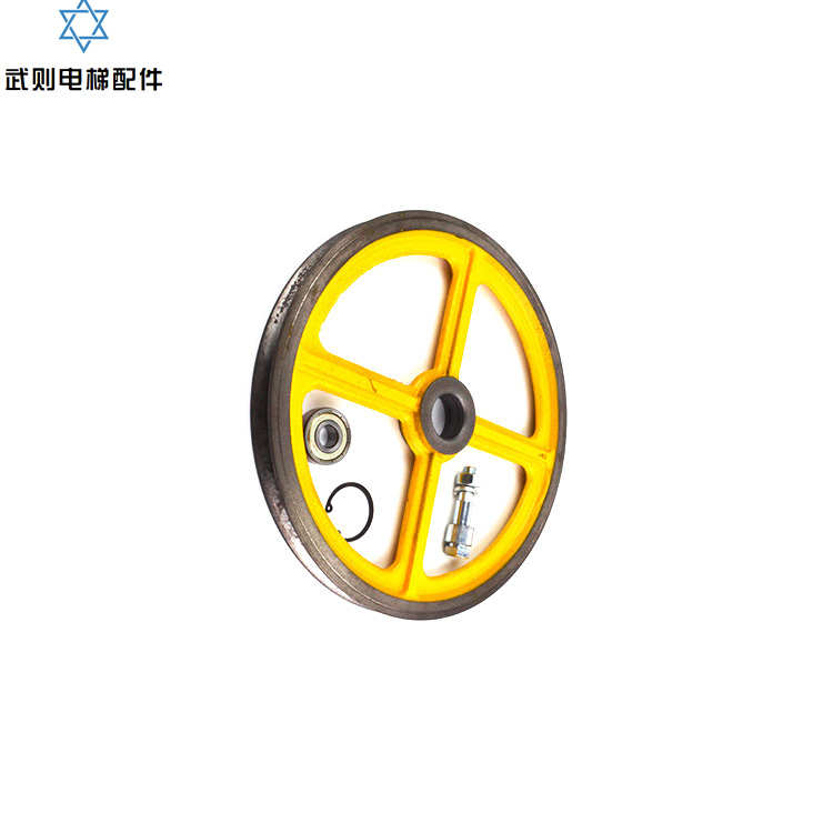 电梯涨紧轮 奥的斯限速器 250 240 6201涨紧装置轮子绳轮配件全新