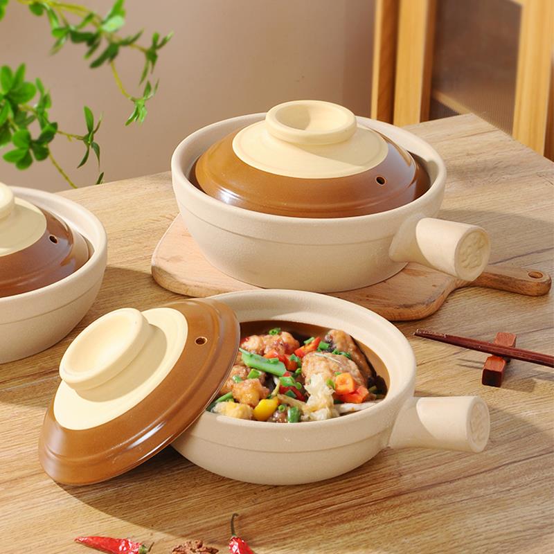 郸韵砂锅家用燃气灶专用煲仔饭锅商用耐高温干烧不裂小沙锅啫啫煲