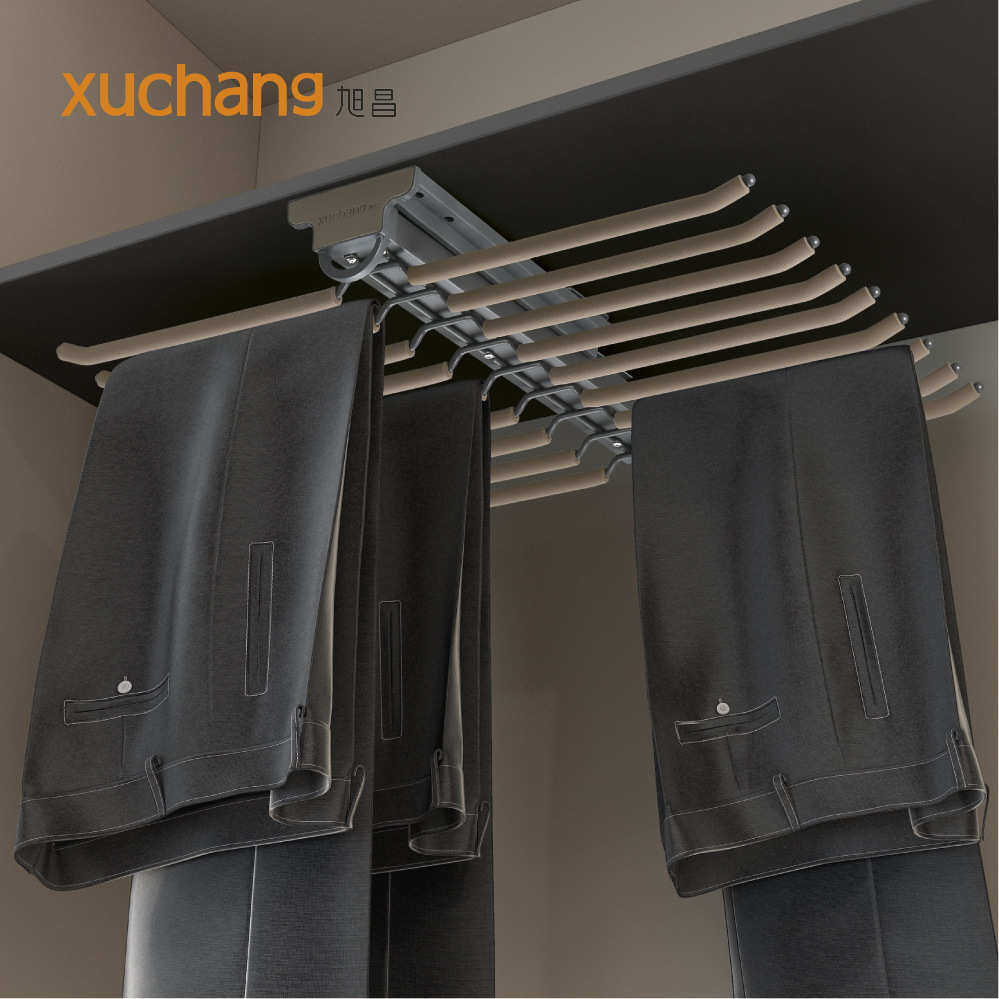 裤架伸缩衣柜家用伸缩裤架内置抽拉式顶装双排裤抽架滑轨五金配件,基础建材,铰链,淘宝优惠券,粉丝福利购,淘宝优惠卷