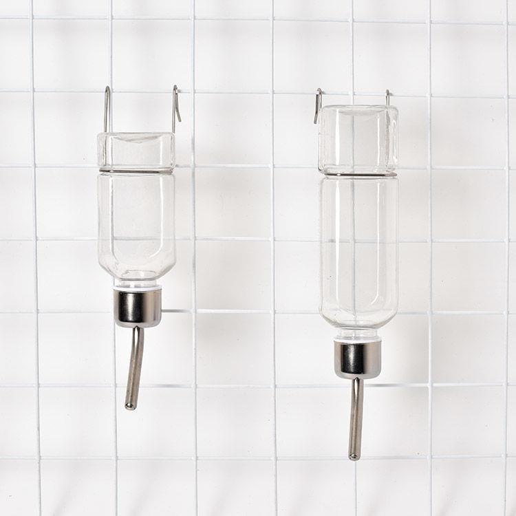 现货不锈钢悬挂式滚珠式饮水器兔子仓鼠宠物自动喂水器饮水机水壶