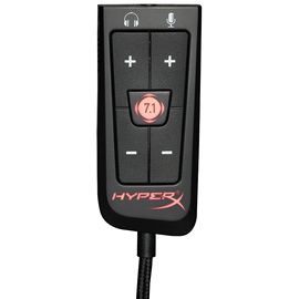 hyperx新老款灵音声卡，外置usb耳机，7.1声卡logo发光