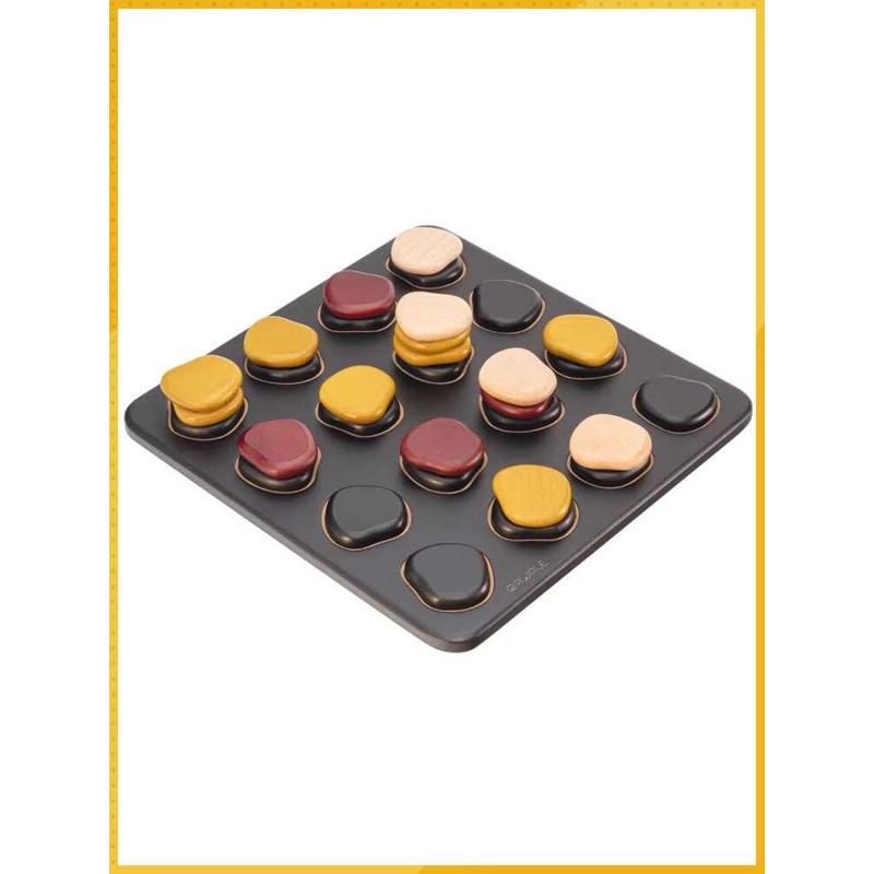 栢龙gigamic石连一线桌游儿童思维益智博弈棋类亲子互动对战玩具