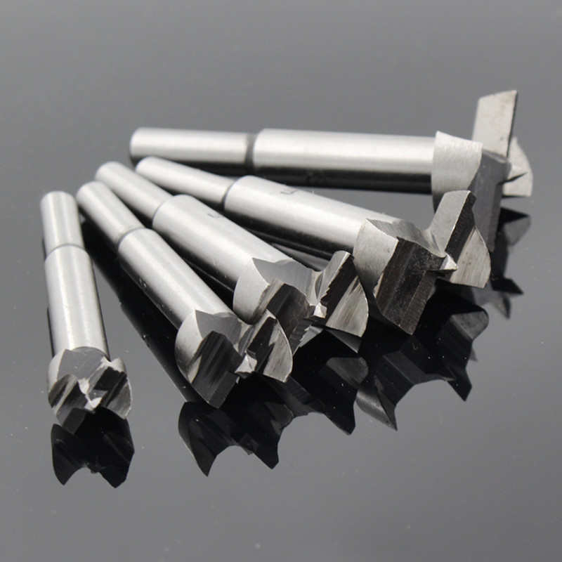 木工平翼钻套装 铰链钻木工开孔器 门锁电脑桌打孔钻头15-35mm