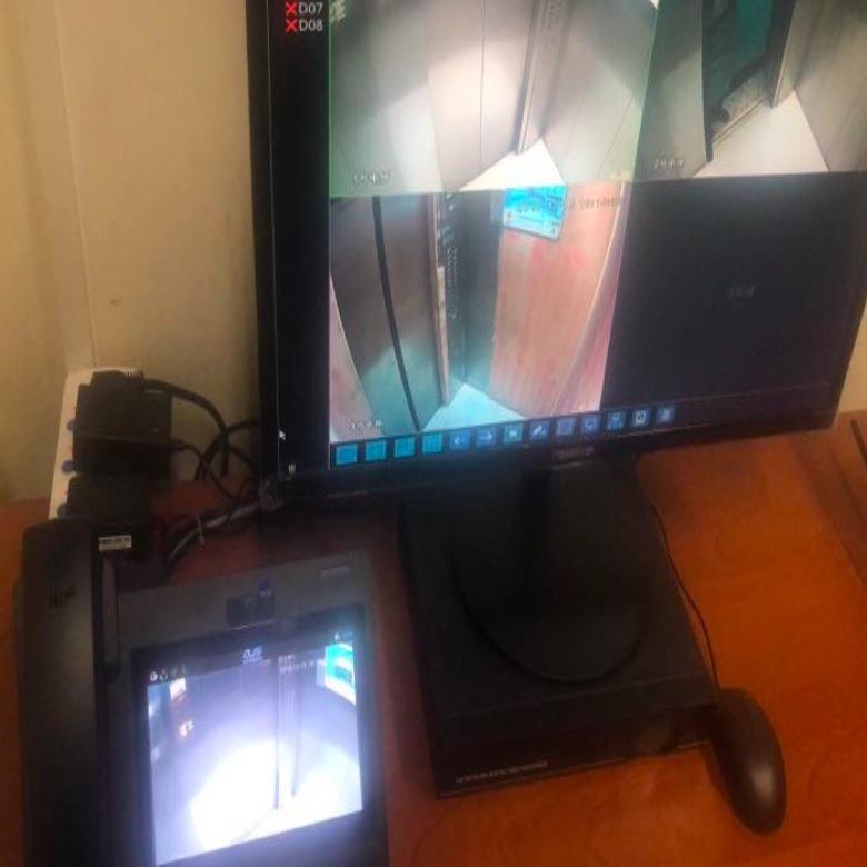 电厂语家直供梯五方通话系统双向可视通音对讲电梯五DJS-i10方话