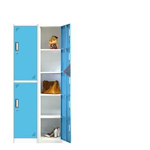 彩色更衣柜单门窄衣柜员工柜宿舍铁皮衣柜单体储物柜带锁缝隙柜