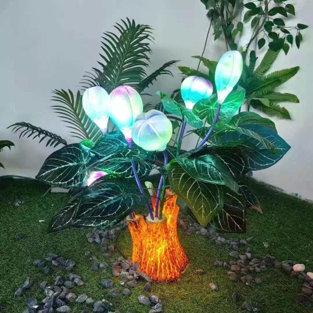 户外防水发光花朵灯景区公园广场装饰道具灯