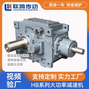 20磨齿大功率斜齿轮硬齿面减速机电机减速器 变速齿轮箱B2SH04