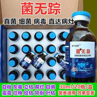 菌无踪杀虫剂锈病褐腐病立枯病猝倒病缩叶叶斑病炭疽病果树蔬菜肥