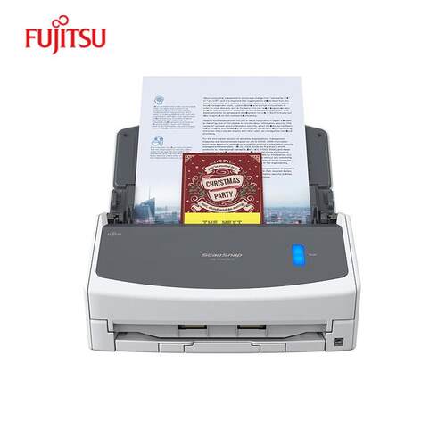 富士通IX1400 A4高速双面扫描仪 自动进纸连续批量扫描机PDF
