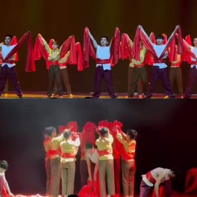 保卫黄河演出服儿童装大合唱服成人表演服黄河赋黄河东方红舞蹈服