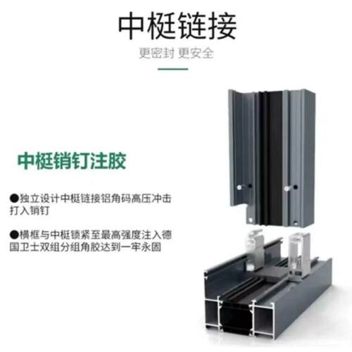 海断螺桥铝合金系F7MJST65统窗落地门阳台隔音玻璃平开推拉窗阳光