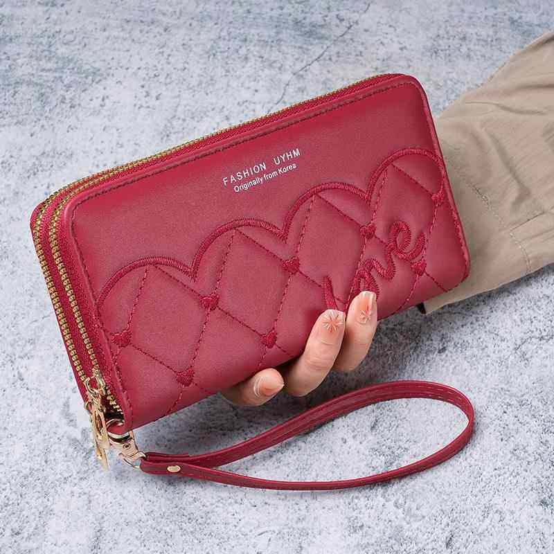 绣线钱包女时尚新款手机包女式长款钱包拉链包手拿包女钱夹手抓包,孕妇装/孕产妇用品/营养,待产包/待产礼盒,淘宝优惠券,粉丝福利购,淘宝优惠卷