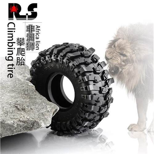 RS红蜘蛛1.9寸攀爬胎D90SCX10TRX4易控瑞泰通用攀爬胎非洲狮R92