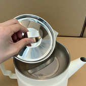 鸿牛工厂滤油壶304不锈钢油壶带过滤网滤油过滤油渣壶储油罐