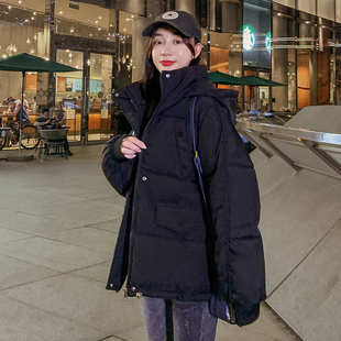 宽松加厚外套棉服女棉袄 面包服短款 2025年新款 秋冬季 女士棉衣韩版