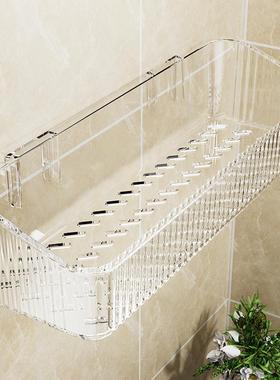 Bathroom storage shelf, toilet washroom bracket, wall-mounte