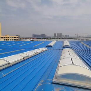 圆拱形侧开通风天窗钢天结通742构厂房屋顶风风窗成品气楼通气楼