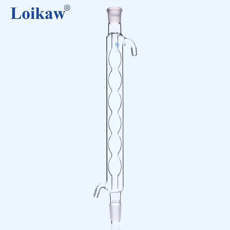 包邮玻璃冷凝管球形150/200/300/400/500/600mm化学实验仪器