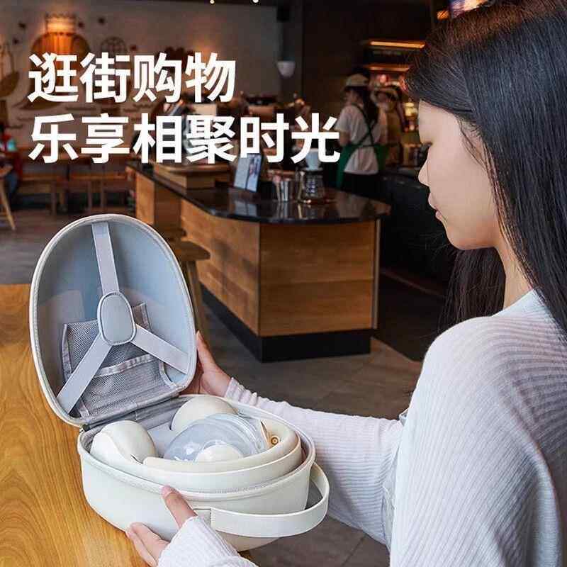 小白熊电动双边免手扶吸奶器配件珍珠贝3058/3060便携收纳包