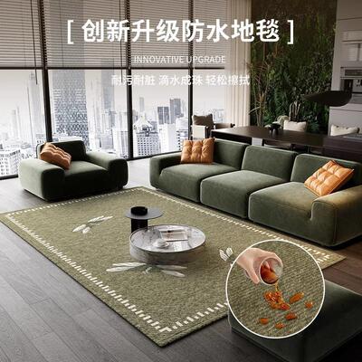 款客厅地毯高级家免洗卧25zgqtkt室地垫沙子发床新边毯大甸加厚用