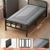 单人折叠人床家用成易宿携舍简床出租房12硬板床便铁床陪护床午休