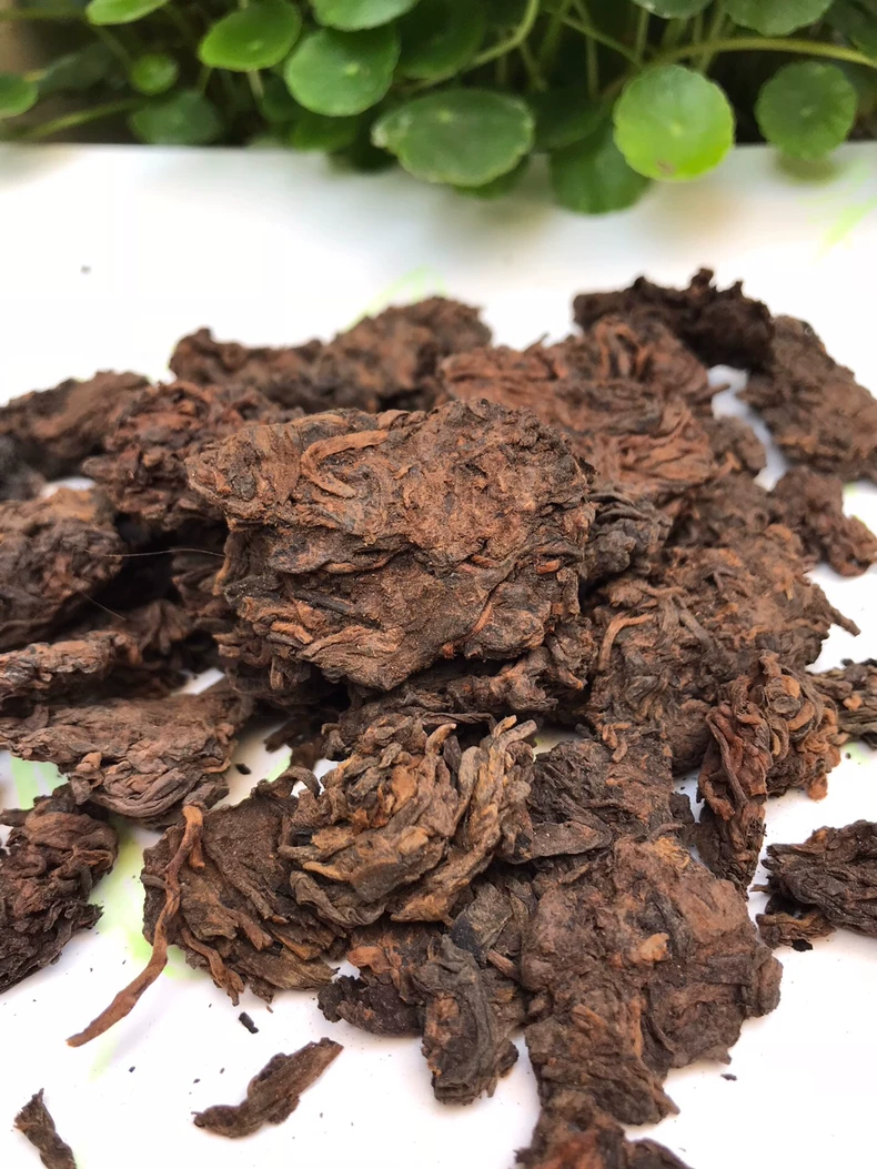 2005年猛海老茶頭普洱熟茶-250克 普洱茶 BUASHOP普洱老茶