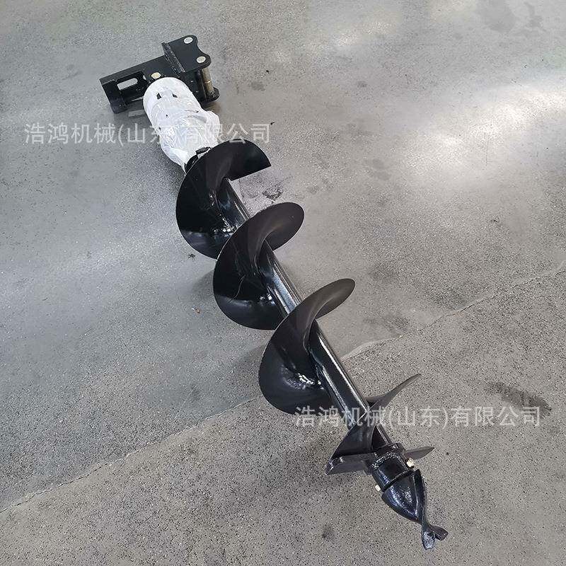 螺旋钻滑移装载机属具捆夹多瓣莲花爪破碎锤挖斗小型挖掘机属具