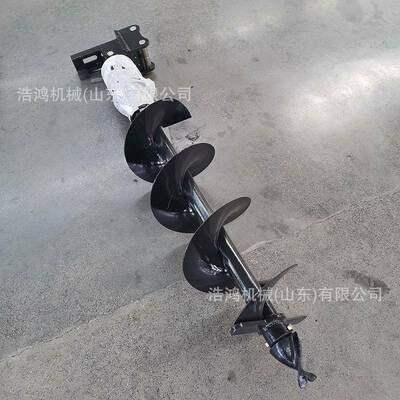 螺旋钻滑移装载机属具捆夹多瓣莲花爪破碎锤挖斗小型挖掘机属具