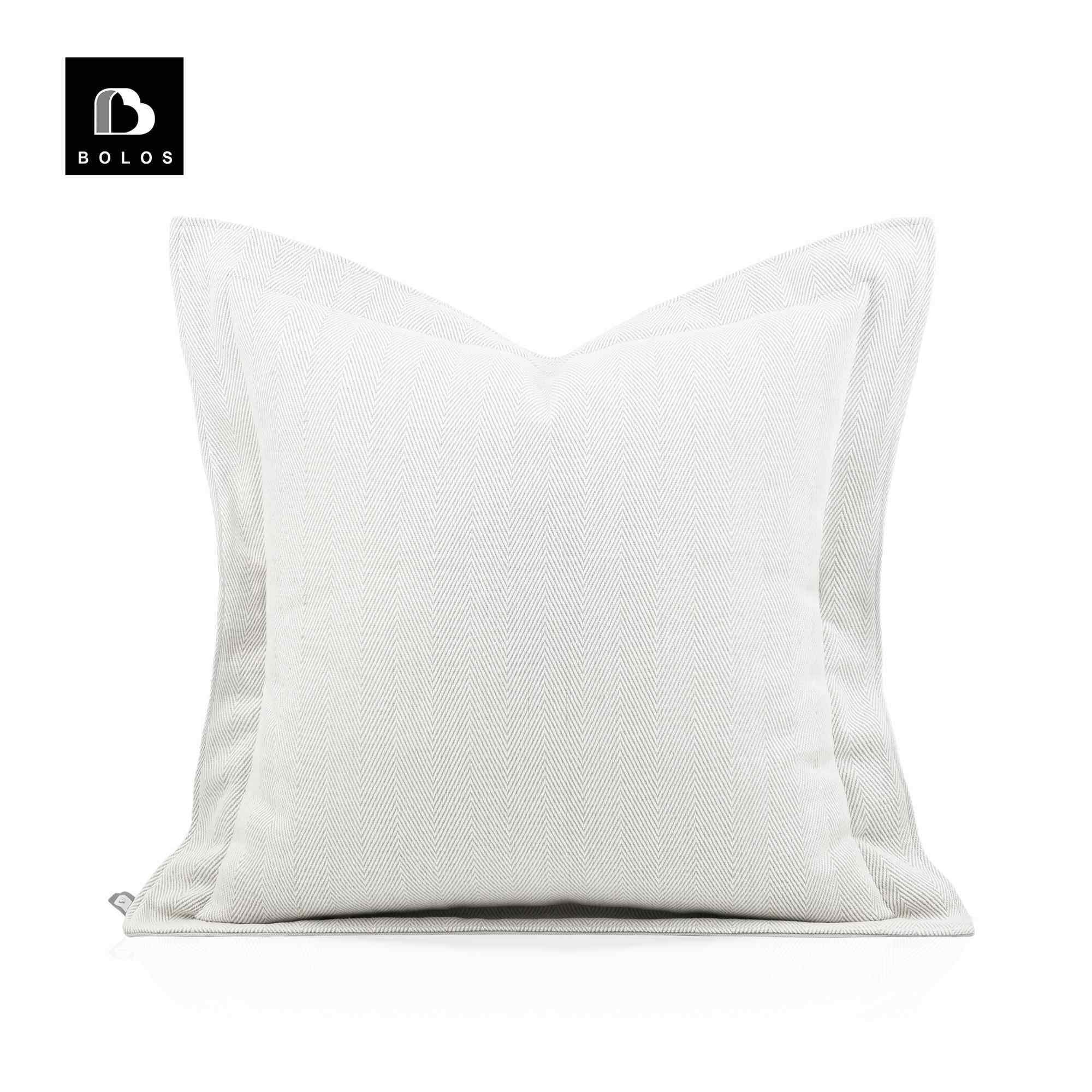 新款柏洛斯奢客黑白千鸟格样板间抱枕皮高轻级感真沙发厅腰枕床头